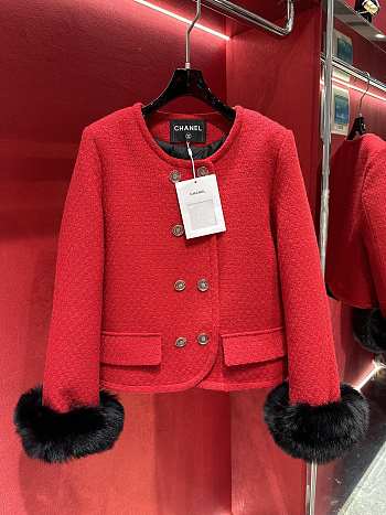 Kitlife Chanel Tweed Blazer red - 02