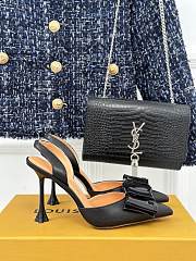 Kitlife LV Blossom Slingback Pump Black - 9.5 cm heels - 01 - 3