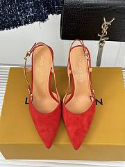 kitlife LV Blossom Slingback Pump Red heels 7.5 cm - 5