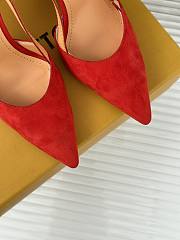 kitlife LV Blossom Slingback Pump Red heels 7.5 cm - 4