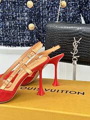 kitlife LV Blossom Slingback Pump Red heels 7.5 cm - 2