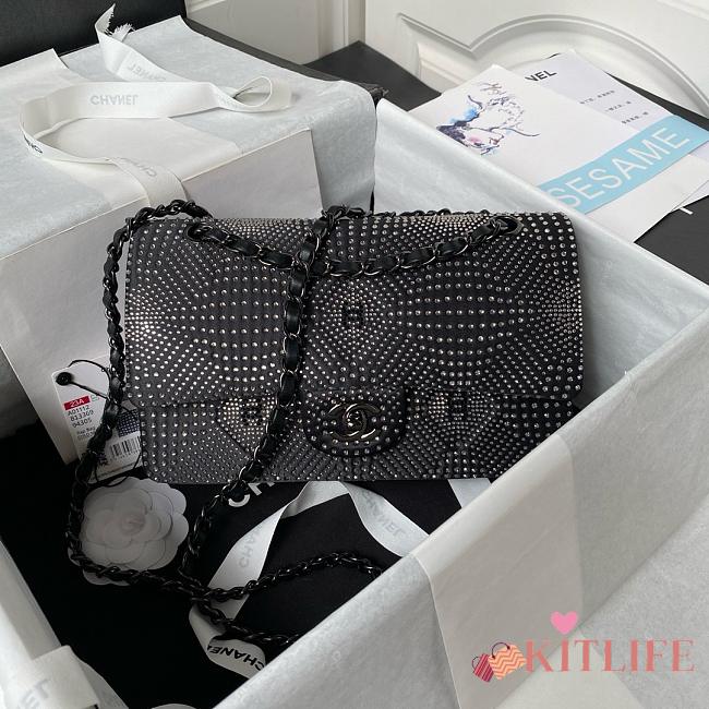 Kitlife Chanel flapbag bing bing logo black - 25cm - 1