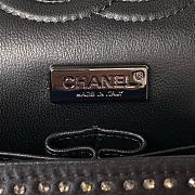 Kitlife Chanel flapbag bing bing logo black - 25cm - 3