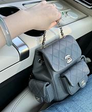Kitlife Chanel backpack Duma gray - 21.5x19.5x12 cm - 1