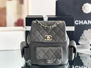 Kitlife Chanel backpack Duma gray - 21.5x19.5x12 cm - 6