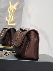 Kitlife YSL niki brown bag - 22x16.5x12 cm - 4