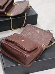 Kitlife YSL niki brown bag - 22x16.5x12 cm - 2