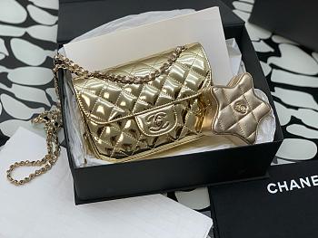 Kitlife Chanel CF gold bag - 24 cm