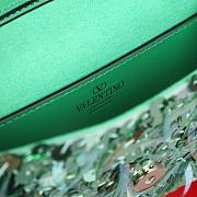 Kitlife Valentiano Garavani loco 3D Vlogo green bag - 19x10.5x5 cm - 6