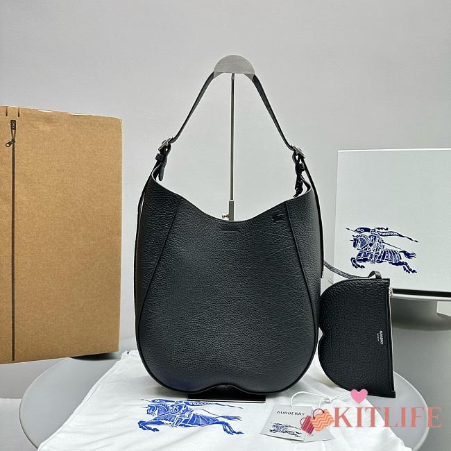 Kitlife burberry chess shoulder bkack bag - 30x33x9 cm - 1