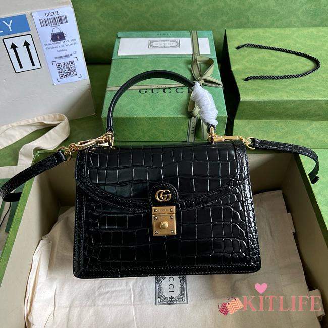 Kitlife Gucci Orphidia pilogue black bag - 25x17.5x7 cm - 1