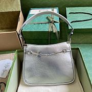 Kitlife Gucci Horsebit Tag silver bag - 23x18.5x3 cm - 1