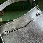 Kitlife Gucci Horsebit Tag silver bag - 23x18.5x3 cm - 3