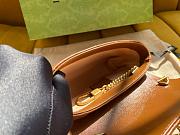 Kitlife Gucci Marmont mini brown bag  –16.5x10.2x5.1cm - 6