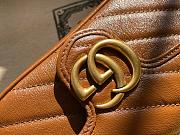 Kitlife Gucci Marmont mini brown bag  –16.5x10.2x5.1cm - 3