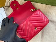 Kitlife Gucci Marmont mini red bag –16.5x10.2x5.1cm - 3