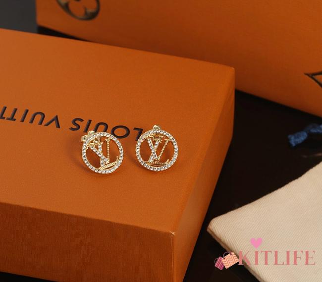 Kitlife Louis Vuiton ear-ring Diamond Blossom - 1