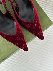 Kitlife gucci slingback pumps red hight heel 4cm - 5