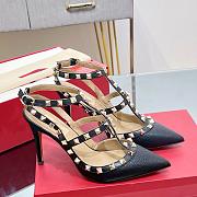 Kitlife Vanlentino Rockstud Pump black heels- 10cm - 1