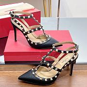 Kitlife Vanlentino Rockstud Pump black heels- 10cm - 3