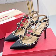Kitlife Vanlentino Rockstud Pump black heels- 10cm - 4