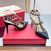Kitlife Vanlentino Rockstud Pump black heels- 10cm - 5