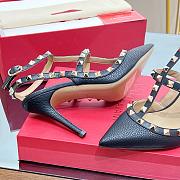 Kitlife Vanlentino Rockstud Pump black heels- 10cm - 2