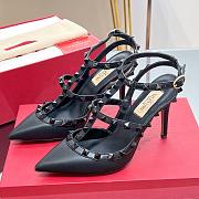 Kitlife Vanlentino Rockstud black heels- 10cm - 1