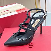 Kitlife Vanlentino Rockstud black heels- 10cm - 2