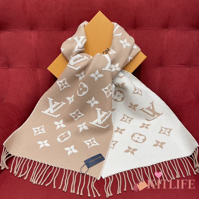 Kitlife Louis Vuitton scart beige -  35x217 cm - 1