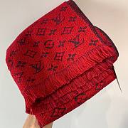 Kitlife Louis Vuitton scart Red - 40x180 cm - 5