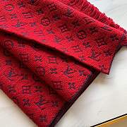 Kitlife Louis Vuitton scart Red - 40x180 cm - 4