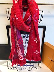 Kitlife Louis Vuitton scart Red - 30x175 cm - 5