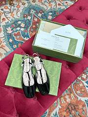 kitlife Gucci Ballerina Flats Black sandals  - 1