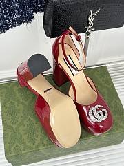 kitlife GUCCI Double G Platform Pumps red 11.5 cm - 2