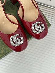 kitlife GUCCI Double G Platform Pumps red 11.5 cm - 6