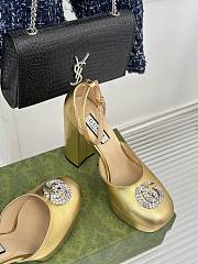 kitlife GUCCI Double G Platform Pumps gold 11.5 cm - 2