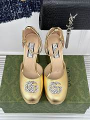 kitlife GUCCI Double G Platform Pumps gold 11.5 cm - 3