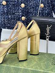 kitlife GUCCI Double G Platform Pumps gold 11.5 cm - 4