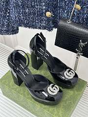 kitlife GUCCI Double G Platform Pumps black 11.5 cm - 4