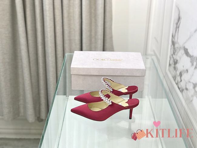 Kitlife Jimmycho dupe heels red  - 1