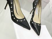 kitlife JIMMY CHOO Romy 85 perforated stars pumps - 5