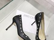 kitlife JIMMY CHOO Romy 85 perforated stars pumps - 4