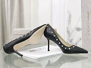 kitlife JIMMY CHOO Romy 85 perforated stars pumps - 3