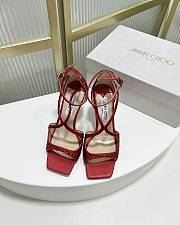 kitlife Jimmy Choo Azia 75 mm heels red - 1