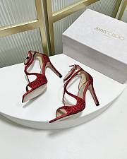 kitlife Jimmy Choo Azia 75 mm heels red - 5