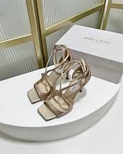 kitlife Jimmy Choo Azia 75 mm heels gold - 5