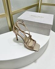 kitlife Jimmy Choo Azia 75 mm heels gold - 4