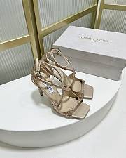kitlife Jimmy Choo Azia 75 mm heels gold - 2
