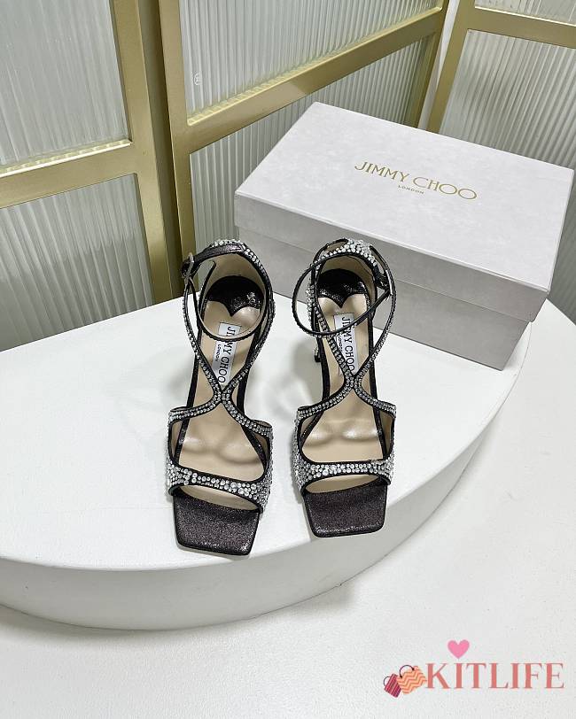 kitlife Jimmy Choo Azia 75 mm heels black - 1